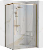Rea Solar Gold 90x120 cm Douchecabine Rechthoek Goud