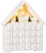 HOMCOM Kerstadventskalender met LED-Verlichting - Klein Dorp