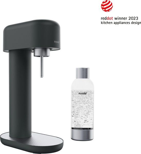Mysoda Ruby 2 Black silver - aluminium bruiswatertoestel