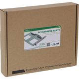 InLine 76660P PCIe naar 2x U.2 NVMe SFF-8639 Interfacekaart