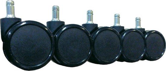 Euroseats Bureaustoelwielen zacht 5 stuks