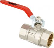 Bonfix Robinet à boisseau sphérique en laiton 2 x filetage femelle 1/2 pouce RpRp