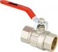 Bonfix Robinet à boisseau sphérique en laiton 2 x filetage femelle 1/2 pouce RpRp