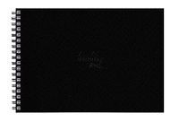 RHODIA TOUCH 116164C - Aquarel Schetsboek 100% Katoen - Gesatineerde Korrel - 300 g/m² - A4 Liggend - 40 Niet-geperforeerde Pagina's - Hardcover Watercolor Book met Integrale Binding