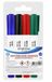 Euro-Trade Limited Liability Lobbes whiteboard stiften set - 4 kleuren markers voor whiteboard.