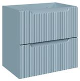 Meuble bas pour lavabo, 60 cm de large, avec 2 tiroirs