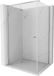 Mexen Mist-F klapdouchecabine links 75 x 85 , transparant, chroom