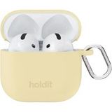 Holdit Solid Silicone Case pour Apple AirPods 5 / 4 - Butter Yellow