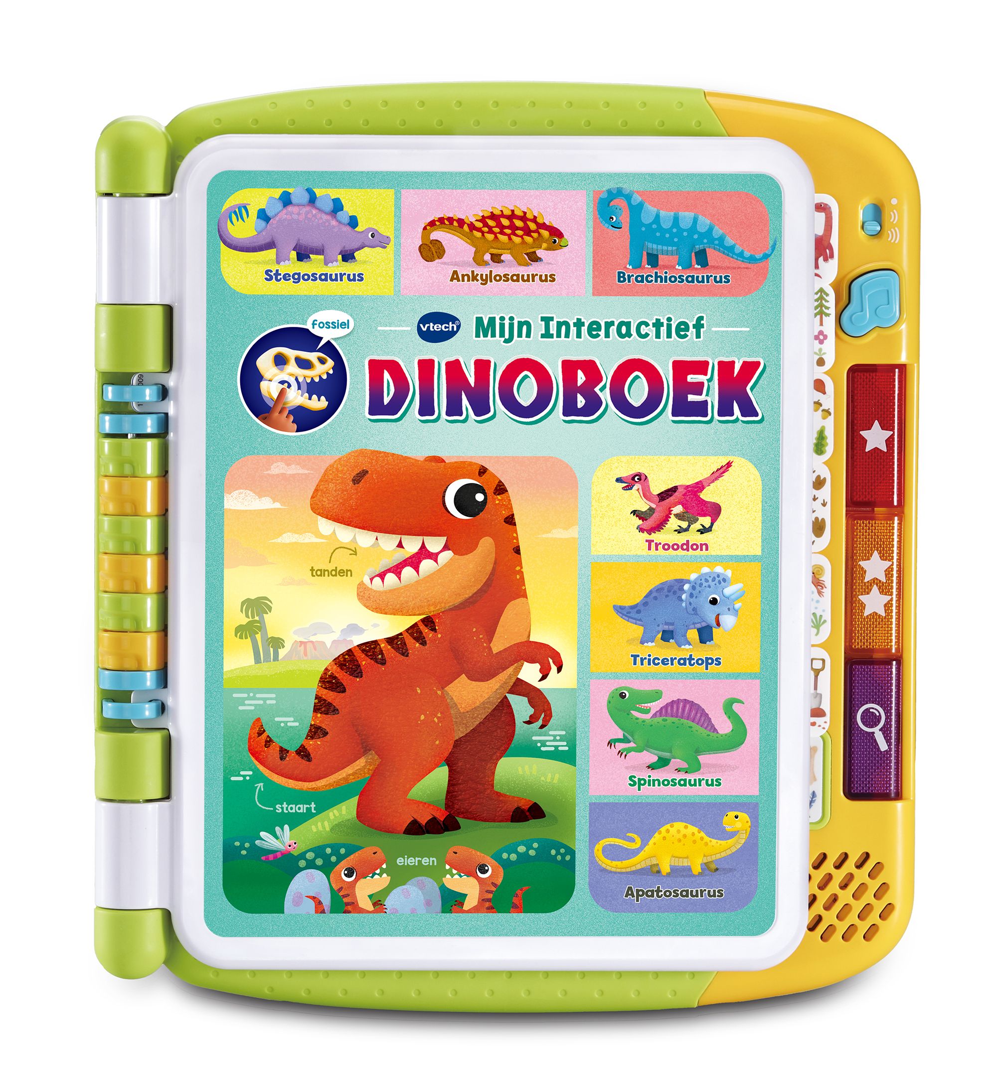 VTech Mijn Interactief Dinoboek - Speelboek - 3 Speelstanden - Speelgoed vanaf 3 jaar en ouder