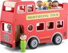 New Classic Toys Wooden Toy Vehicle City Tour Bus - Includes Driver and Eight Passengers