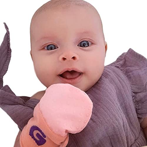Gummee Glove Anti Scratch Tandjes Wanten 0 - 3 Maanden Roze