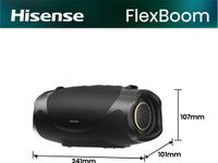 Hisense FLEXBOOM Draadloze Stereoluidspreker Zwart 80 W