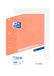 Oxford Glad blad A4 geperforeerd, reservemap, 200 witte vellen, 4 boren