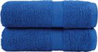vidaXL Premium washandjes SOLUND 2 stuks blauw 30x30 cm 600 g/m²
