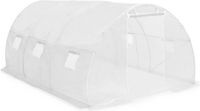 vidaXL Kas - 13,5 m² - 450x300x200 cm - Kunststof - Wit