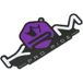 KRM PRO Ride violet Autocollant