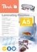 Peach Lamineerfolie A5-125 mic - 125 pouches - glanzend - premium kwaliteit voor de beste lamineerresultaten - compatibel met apparaten van alle merken - PP525-03P
