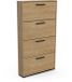 CBA Schoenenkast Izzy | Bruin | MDF | 80,8 x 17,8 x 151,7 cm