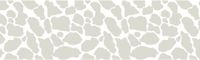 Ambiance Sticker Douchedeursticker met giraffenhuidpatroon, 35 x 120 cm