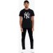 New Era Mlb Regular New York Yankees T-shirt Met Korte Mouwen Zwart M Man