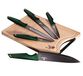 Berlinger Haus set de couteaux avec planche 6 pièces Emerald Line BH2706
