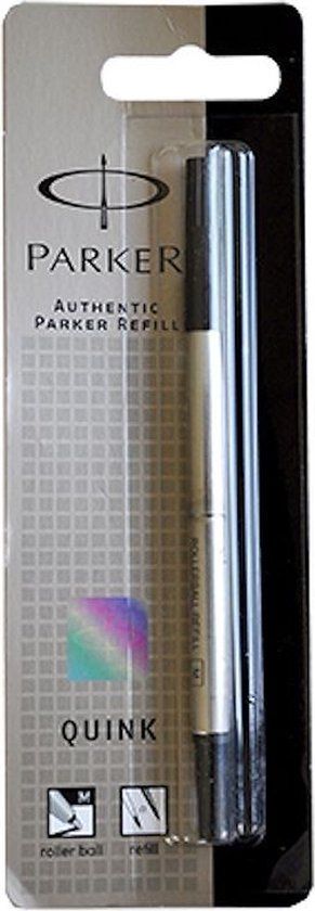 Parker Rollerballvulling Zwart M Blister