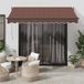 Maison Exclusive - Pare-soleil automatique, marron, 300x250 cm