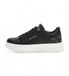Guess Welli slipper in zwart echt leer
