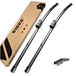 Visee Hexa - Balais d'essuie-glace - 700/500mm - Flatblade - Noir - Avant - Audi Q7
