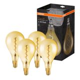 Osram Doos 4x E27 LED Kaarslamp | 4W Goud 2000K 220V/240V 300Lm