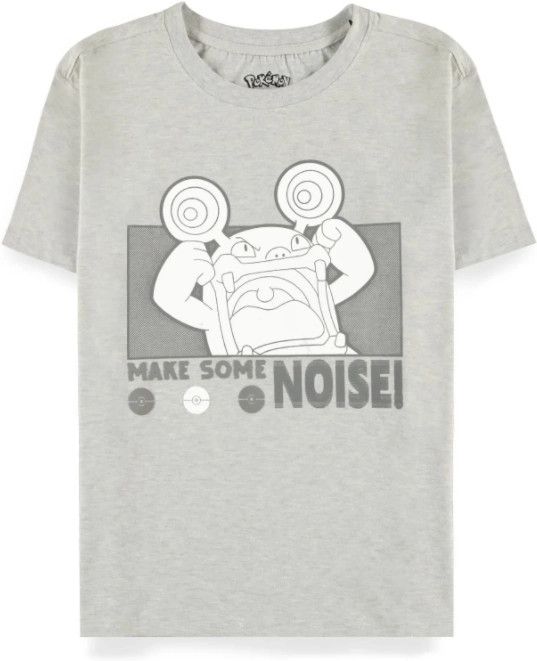Difuzed Pokémon - Loudred Noise - Women's T-shirt - Grijs - 8718526362626
