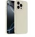 ShieldCase siliconen back cover met magneet geschikt voor iPhone 15 Pro Max hoesje - TPU / siliconen backcover - telefoonhoesje speciaal voor magnetische accessoires - hoesje met camera cover (beige)