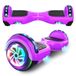 SISIGAD Hoverboard for Kids Ages 6-12, with Built-in Bluetooth Speaker and 6.5" Colorful Lights Wheels, Safety Certified Self Balancing Scooter Gift for Kids