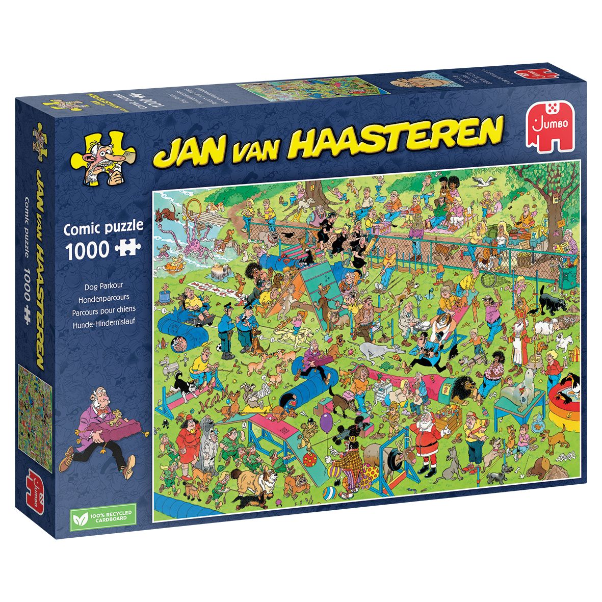Jumbo Jan van Haasteren - Hondenparcours (1000 Stukjes) Jigsaw Puzzle