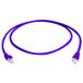 Telegärtner 100008301 RJ45 Netwerkkabel, patchkabel CAT 6A S/FTP 2.00 m Lila