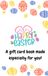 A Easter Customizable Experience Gift with Themed Pages to Add Your Own Gift Cards: DIY Happy Easter Book