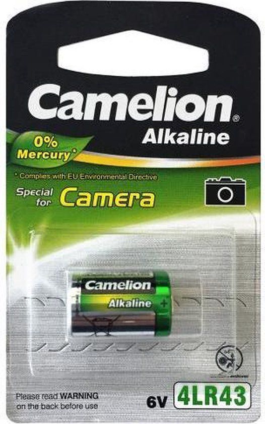 Camelion 4LR43 Alkaline Speciale Batterij - 6V - 1 Stuk