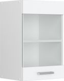 Vicco R-Line Glazen keukenkast – 40 cm Wit Hoogglans