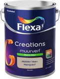 FLEXA Creations Muurverf - Extra Mat - Midden Veen - 5 liter