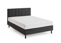 Atlantic Home Collection Boxbed Nikola incl. binnenveringsmatras H3, antraciet, 140 x 200 cm