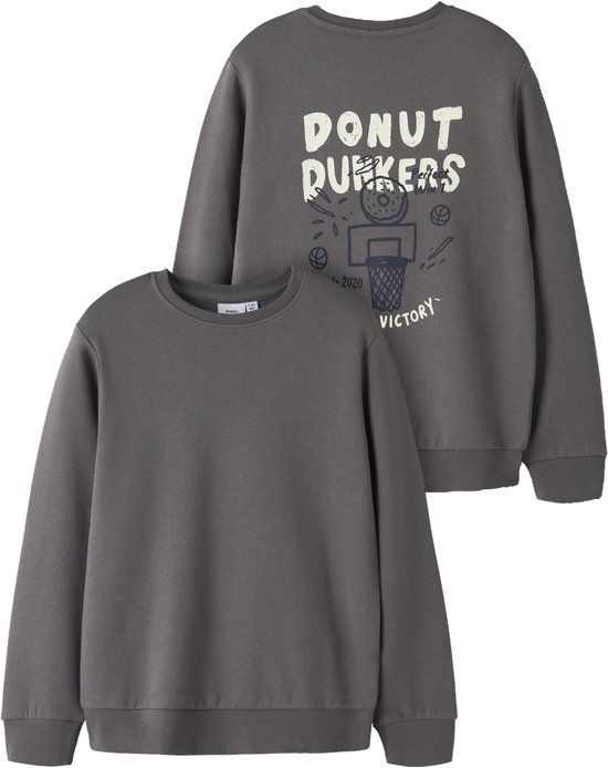 GUPPY MINI GUPPY Jongens Trui Lange Mouw Katoen Maat 104 Dark Gull Gray