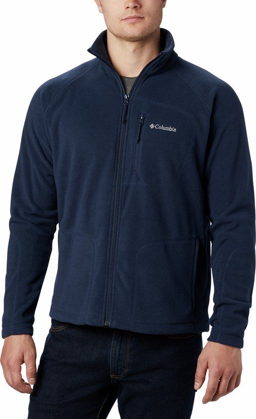 Columbia Fast Trek II Full Zip Fleece Trui - Heren - Blauw - Maat XL