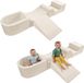 Parcours d'obstacles en mousse pour enfants balle souple