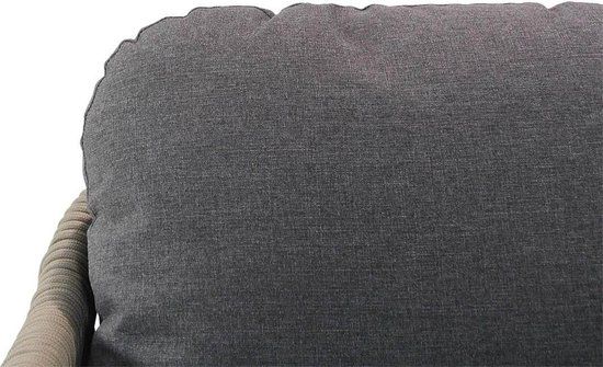 Coco Lucia/Pacific 4-delige Wicker Loungeset - 5 Zits - Taupe-naturel-bruin