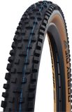 Schwalbe Nobby Nic Pneu pliant - Performance - VTT - 29 pouce - Addix 29x2.40 - ETRTO 62-622 - E-50 - Noir/Marron