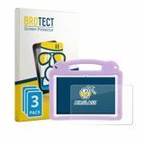 BROTECT Screenprotector 3 Stuks voor LETGOSPT Kids Tablet 10.1" Beschermglas Transparant