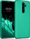 kwmobile telefoonhoesje geschikt voor Xiaomi Redmi Note 8 Pro - Hoesje voor smartphone - Back cover in metallic turquoise