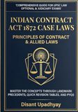 Indian Contract Act 1872 Case Laws: Master the Concepts through Landmark Precedents, Quick Revision Tables, and PYQs from the UPSC Law Optional Paper and Judiciary Exams