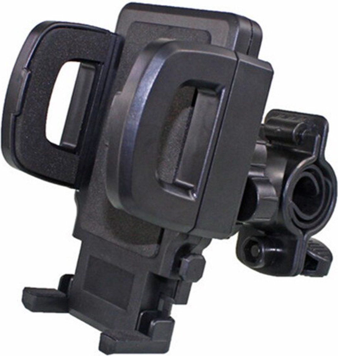 Opline Universele Fiets telefoon houder - Zwart - ABS - 2023