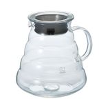 Hario XGS-80TB koffiepot van glas/range server 800 ml, kleurloos, 13 x 15,2 x 13 cm